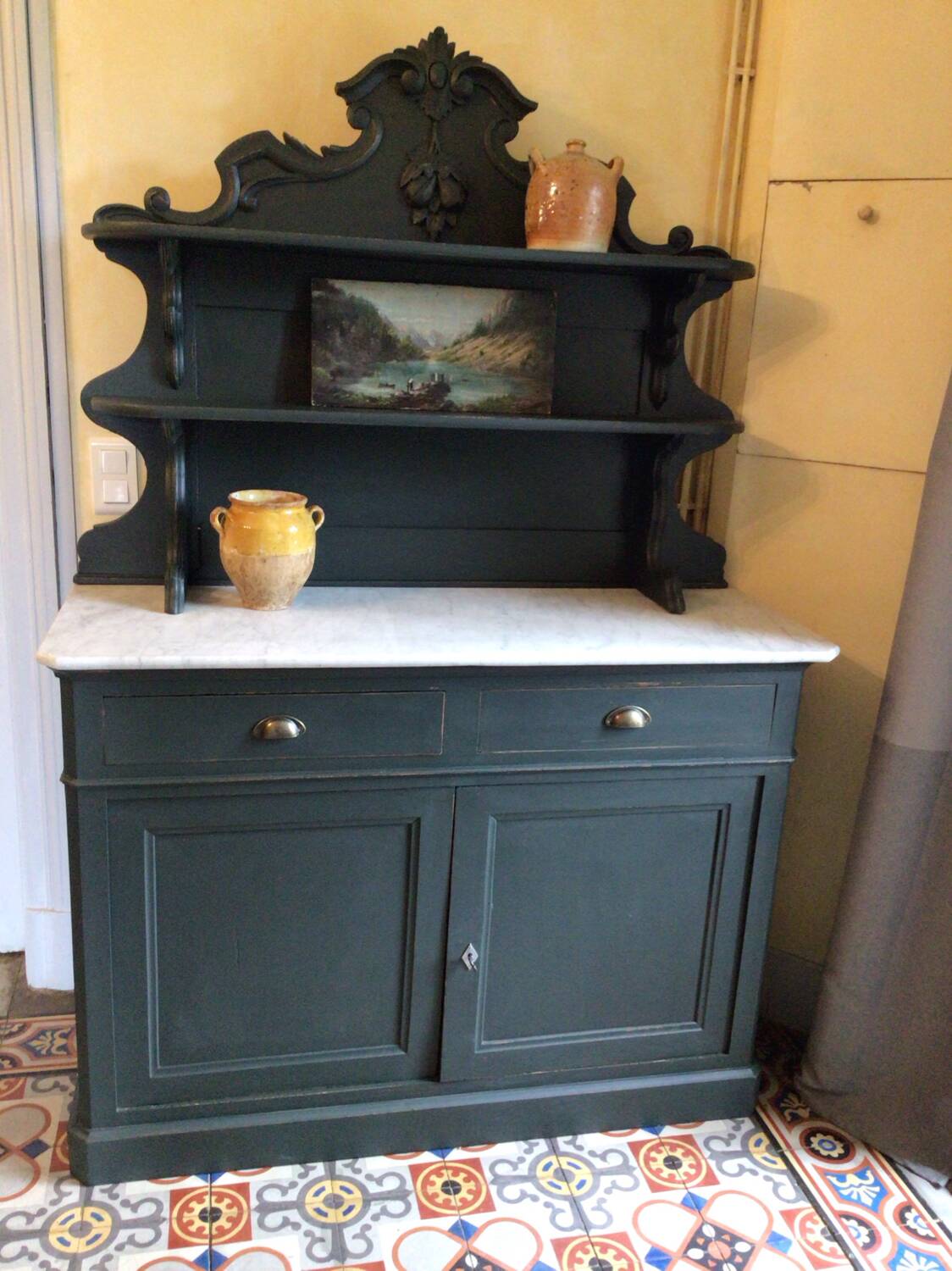 Saint hubert english green buffet