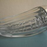 vintage glass fish nut dispenser whale table art
