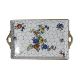 Art nouveau tray in Limoges porcelain