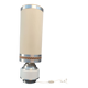Cylindrical aluminum floor lamp