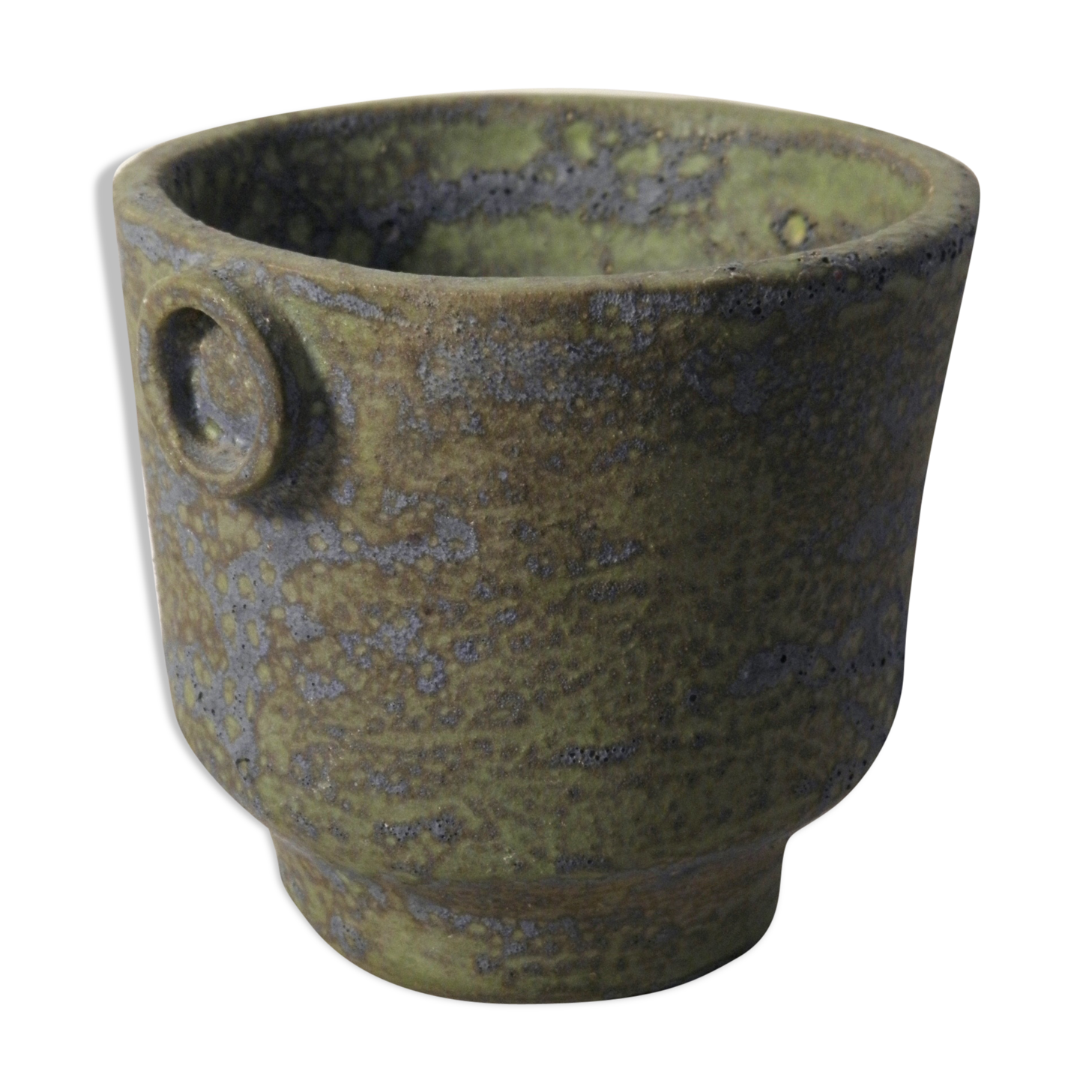 Ceramic pot lava effect