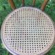 Caned bistro chair