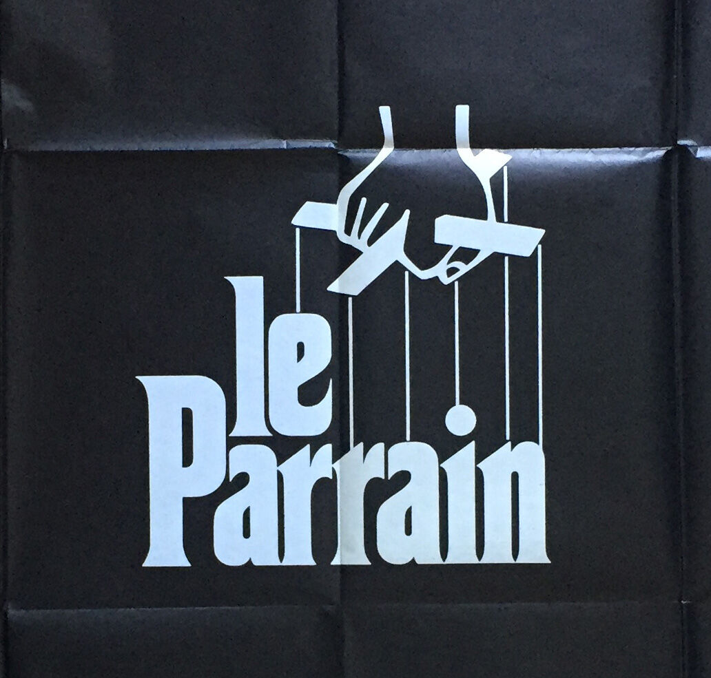 Affiche cinéma "Le Parrain" Marlon Brando 120x160cm 1972