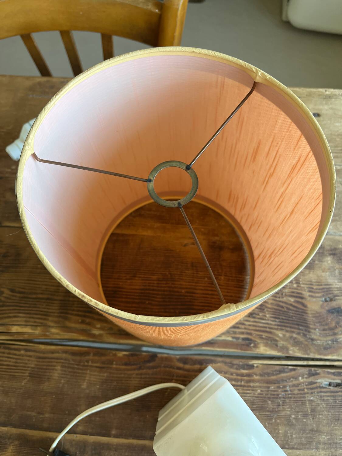 Art Deco marble bedside or living room lamp