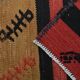 Vintage Turkish Oushak Handmade Wool Cotton Orange Runner Rug 132x332