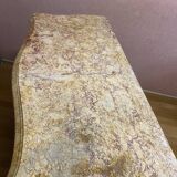 Louis XV style commode, in rosewood marquetry.