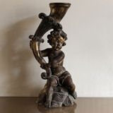 Ancient plaster cherub