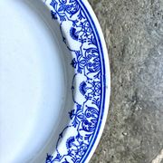 Round iron clay dish, “Drouot” service
