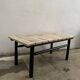 Banc bois brut noir