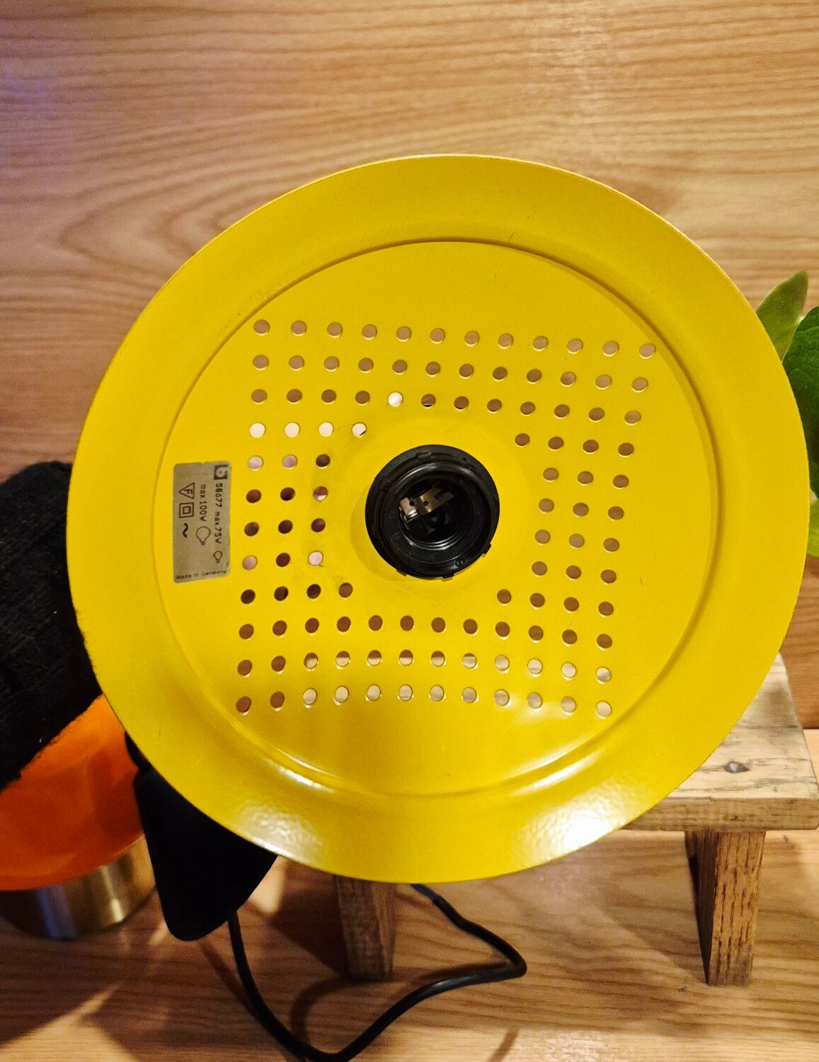 Vintage 80s space age style pendant chandelier Memphis