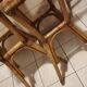 3 rattan bar stools seated mulched 1960s