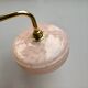 Sconce vintage pink Clichy glass lampshade