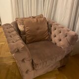 Sofa bed and armchair set