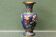 Vase in cloisonné enamel, China, peonies, birds