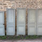 Lot de 4 portes anciennes en pin