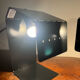 Pair of Teruki folded metal table lamps