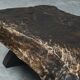 Sculptural coffee table in solid wood with natural edges, Europe, 1960s.