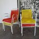 Set of 4 garden armchairs
