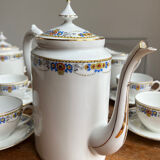 Ancien service à café en porcelaine de Limoges – années 1920