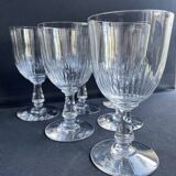 6 baccarat water glasses – art nouveau