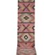 Vintage Turkish hallway rug 77x626 cm