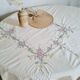 Antique embroidered tablecloth 254x166
