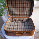 Vintage case, Scottish interior fabric
