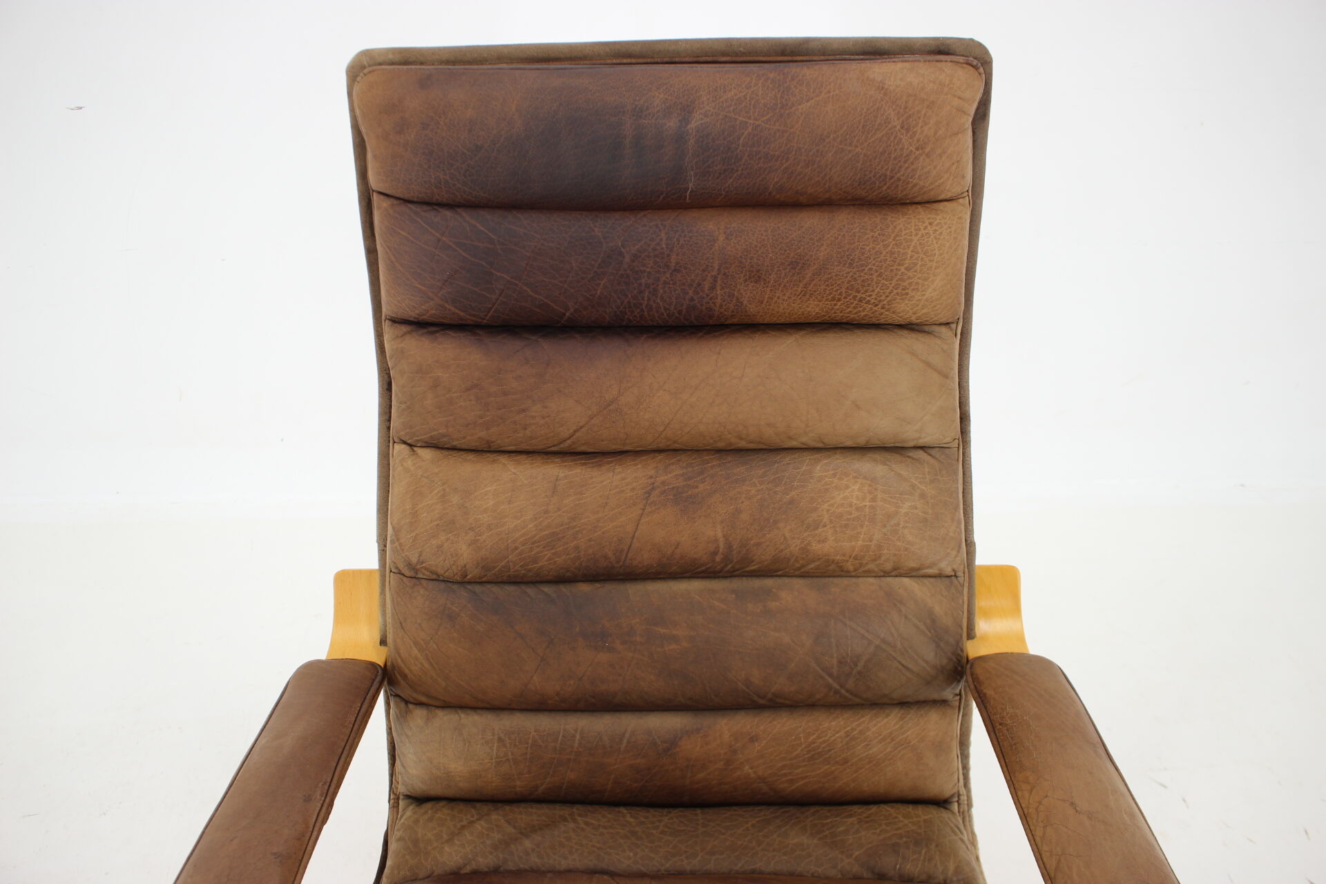 1970s Yngve Ekström "Contino" Leather Armachair,Sweden