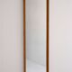 Miroir rectangulaire vintage scandinave en chêne