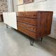 Vintage XL buffet/sofa bed on 'Enro Fabry' hairpin legs.