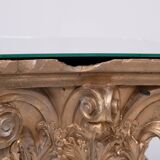 Corinthian capital side tables, 1970s