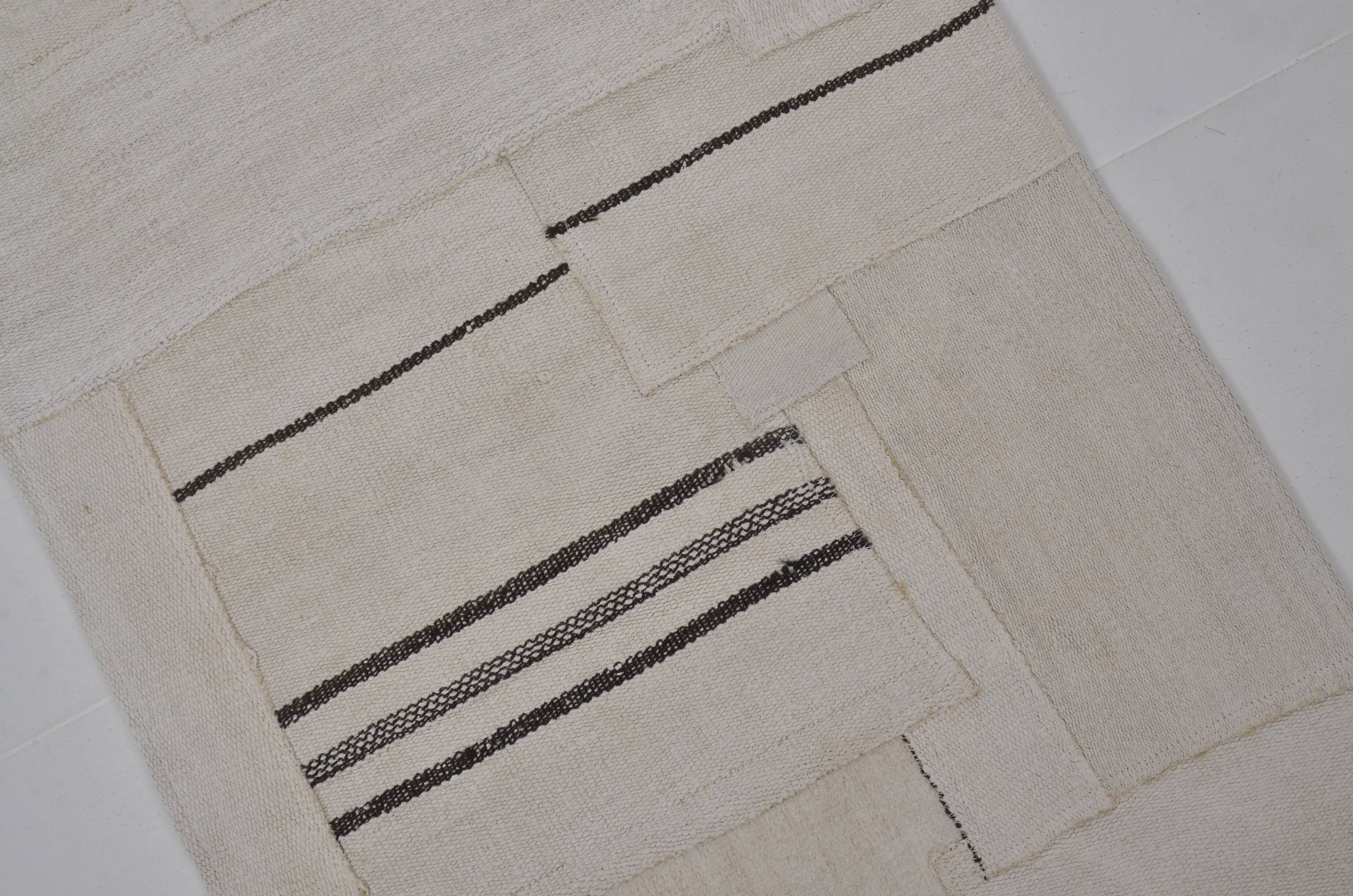 Vintage Anatolian Hemp Kilim Runner sku 3837