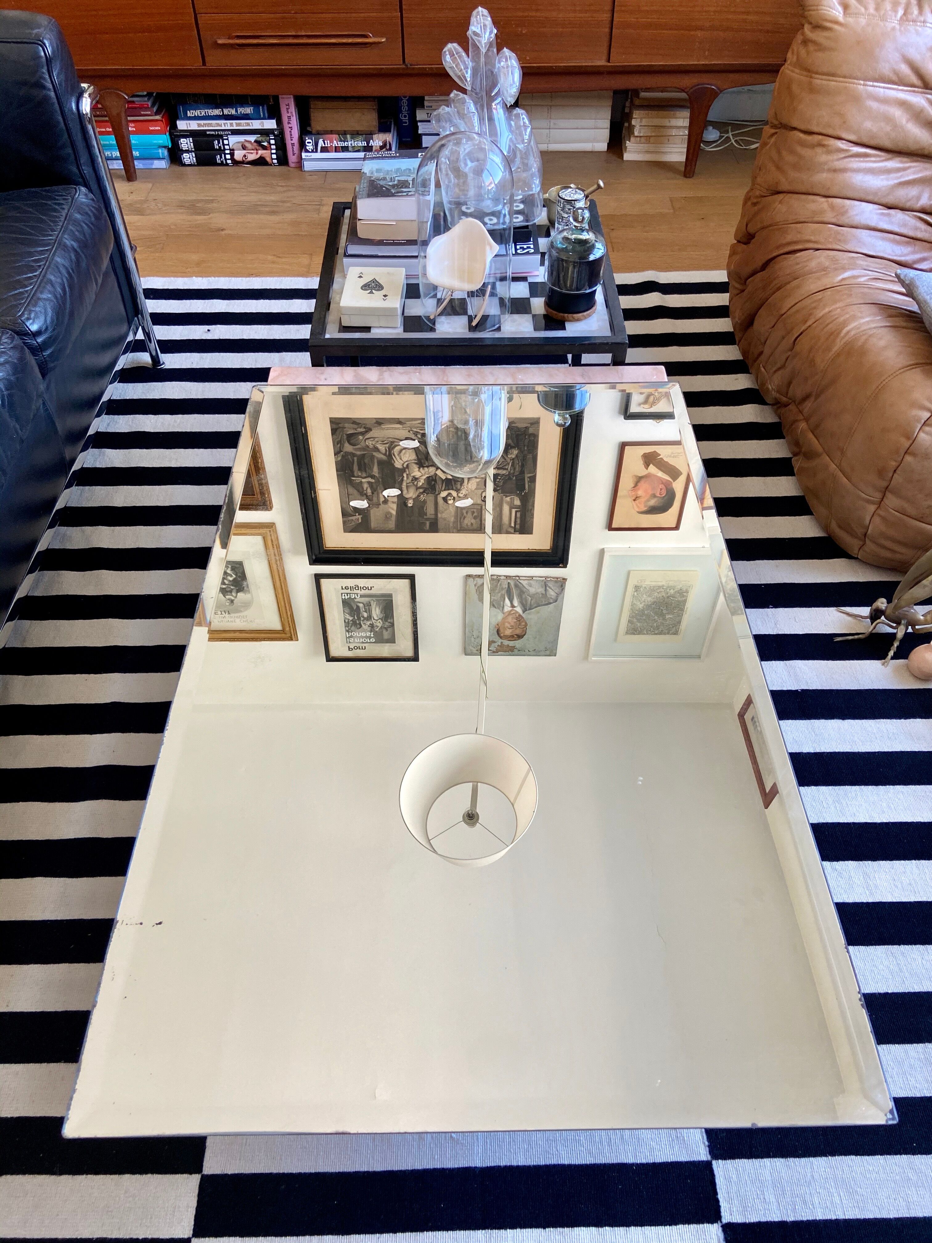 Bevelled mirror 63 x 100 cm