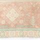 3x12 nuances de tapis de coureur persan rose pâle, 92x371cm