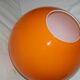 Suspension Boule orange des années 60 - 70