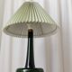 Emerald Green Glass Table Lamp Fleur by Michael Bang for Holmegaard, Danish Mid-Century 1960s