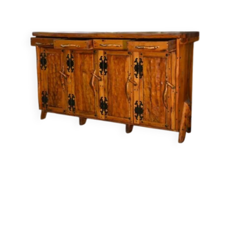 Buffet brutaliste sculptural 1970’s