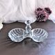 Saleron molded glass 2 compartments