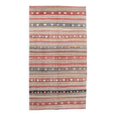 Vintage Wool Kilim Rug, 184x334 Cm