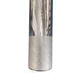 Vase BSF en métal argenté, Allemagne, années 1970.