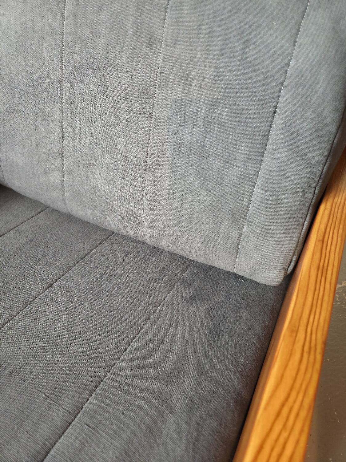 Pair of pine armchairs