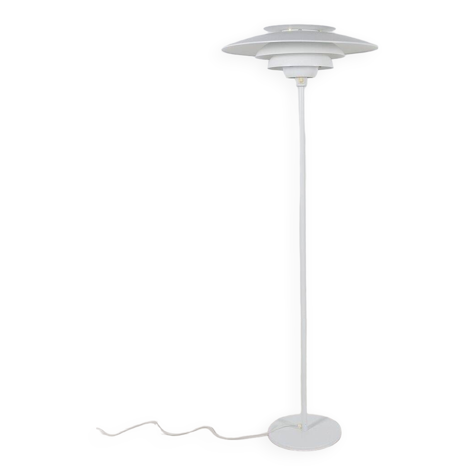 Danish floor lamp 1049-6 by Jeka Metaltryk, 1970s