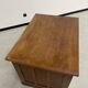Oak and veneer counter or desk
