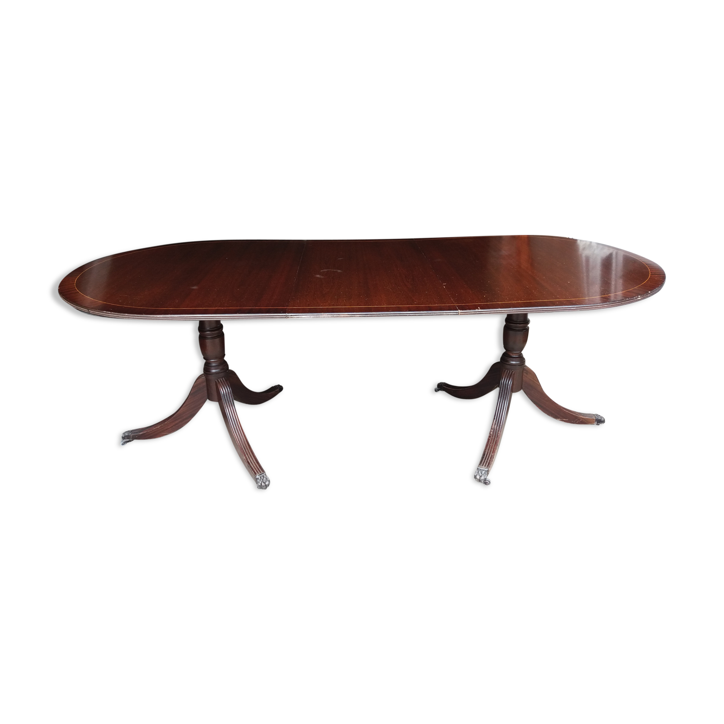 English table with extension