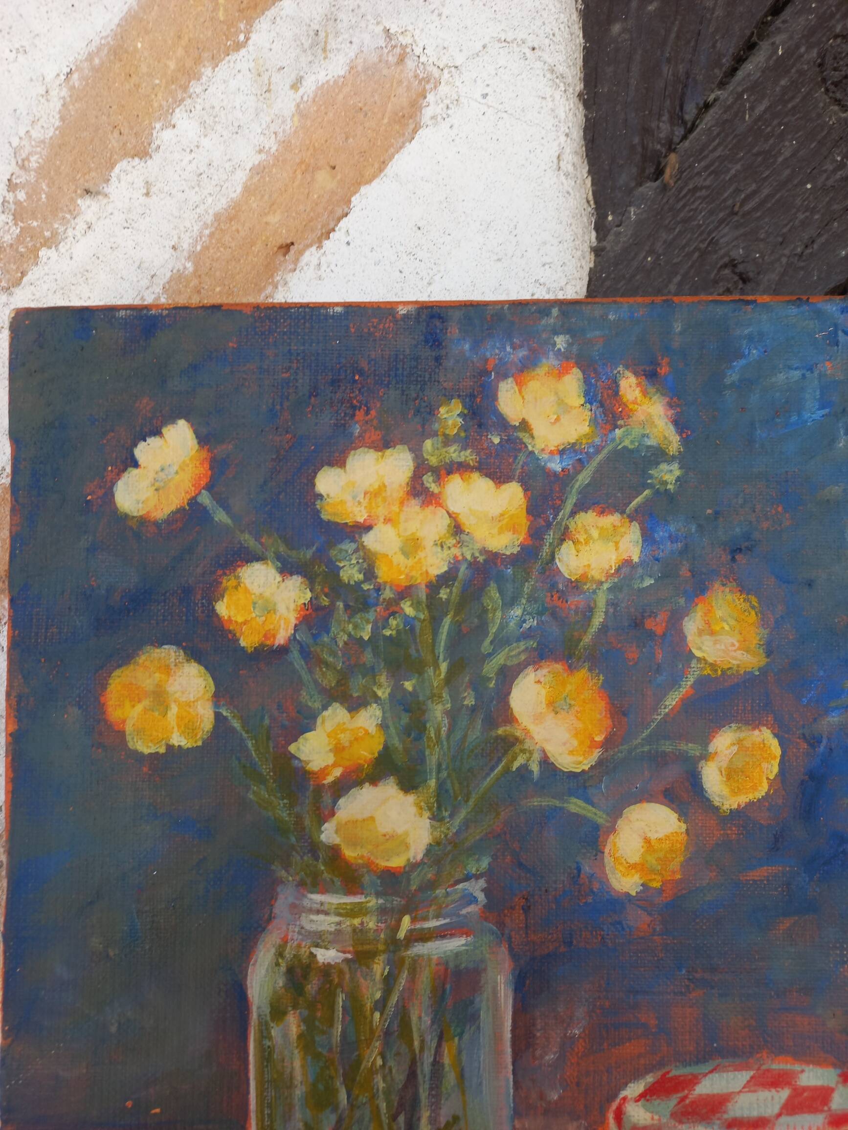 Oil painting still life