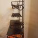 Metal hanging shelf for kitchen