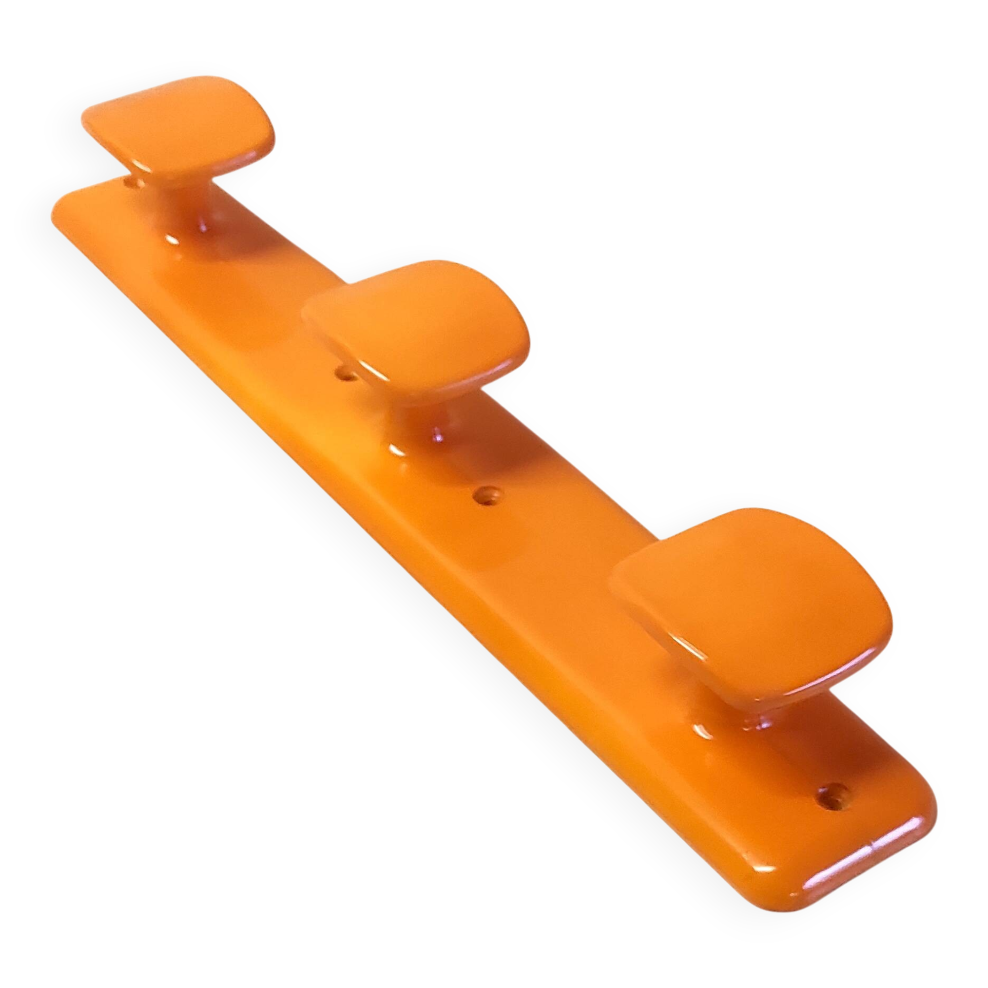 Syla vintage orange coat rack - 1970s