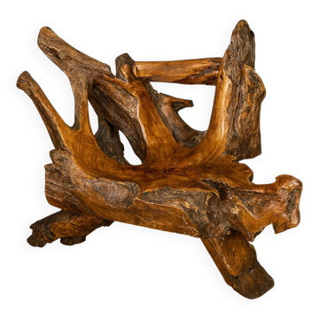 Rare fauteuil en racine d'arbre