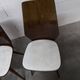 Set of 6 Baumann model 840 G2S chairs in varnished mahogany finish, 1963