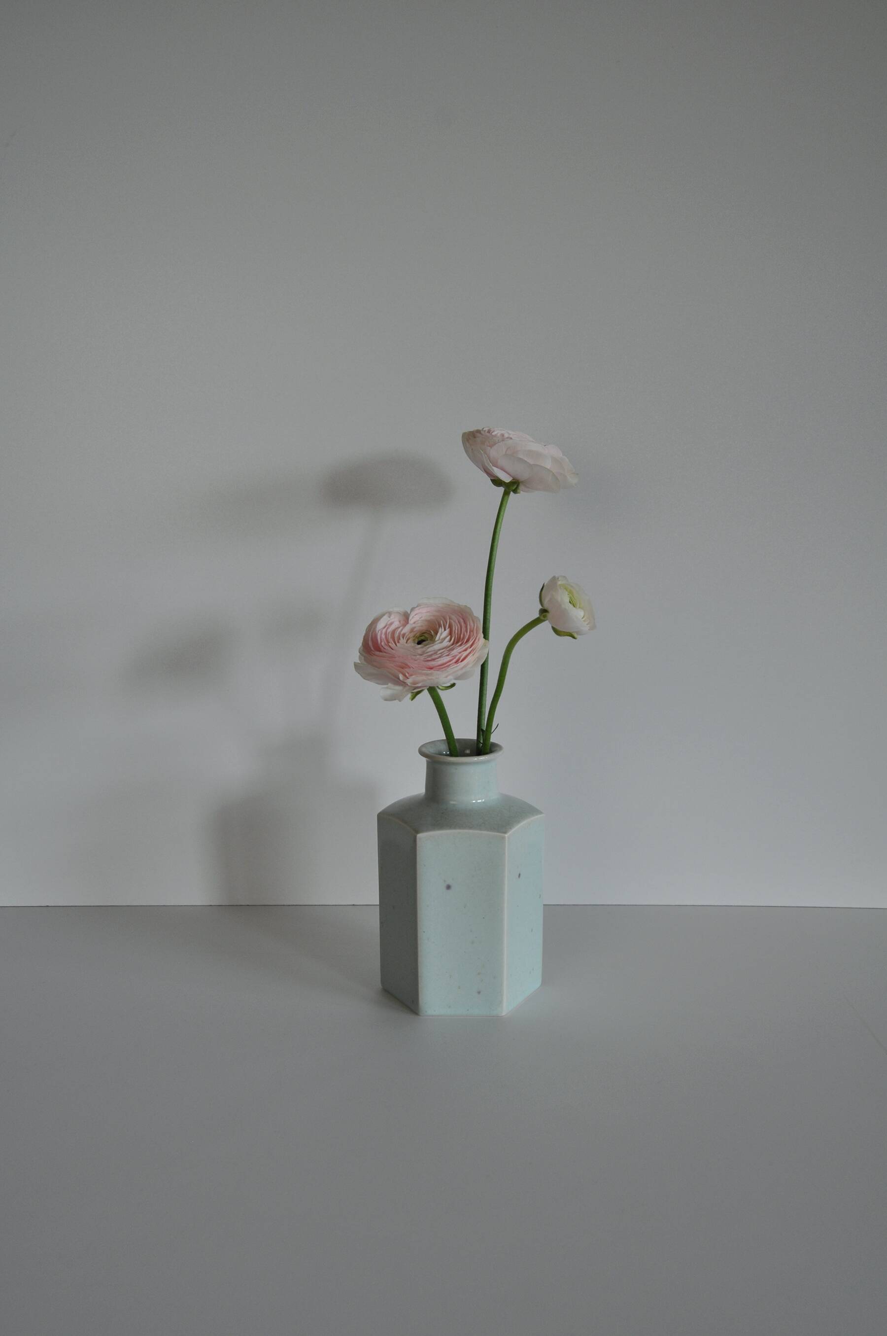 Mint Green Celadon Glazed Vase by Eslau, Denmark 1950-60s